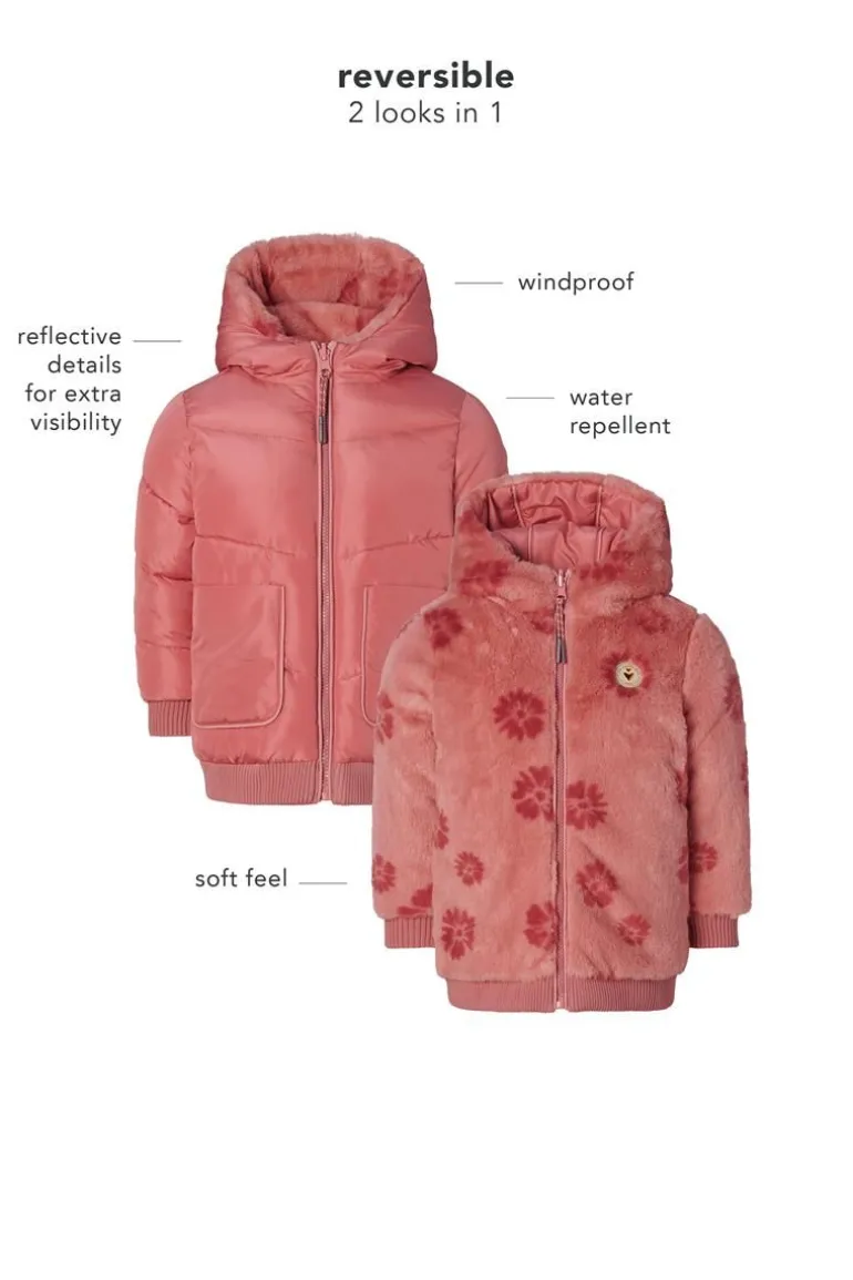 winterjas_jishou__reversi_8.webp Noppies Jassen<Winterjas Jishou - Reversible - Dusty Rose