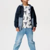 Noppies Jassen<Zomerjas Duson - Reversible - Blue Mirage
